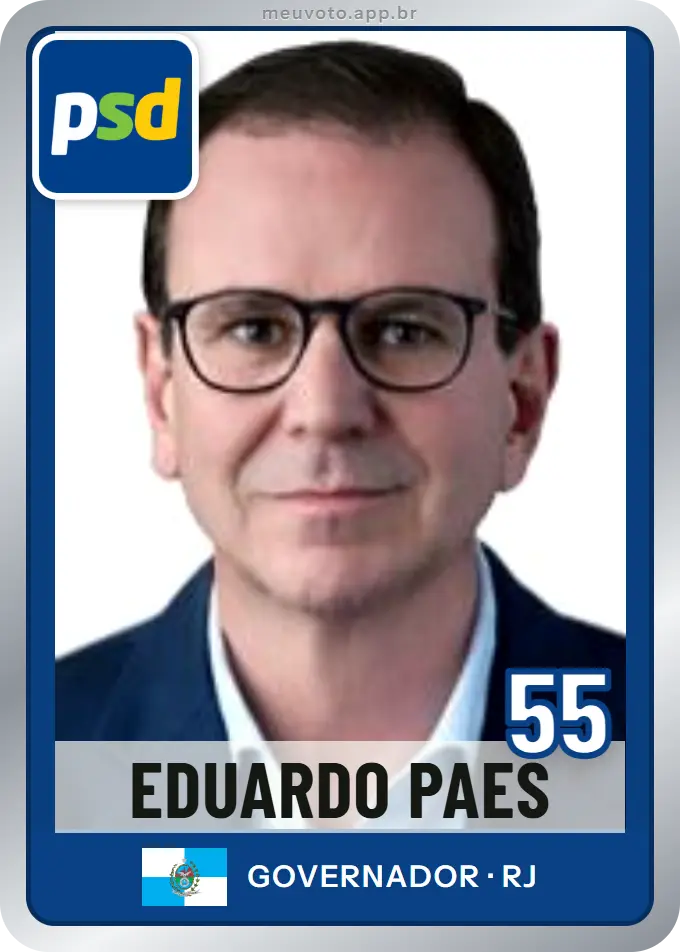 Carta de Eduardo Paes, número 55, PSD