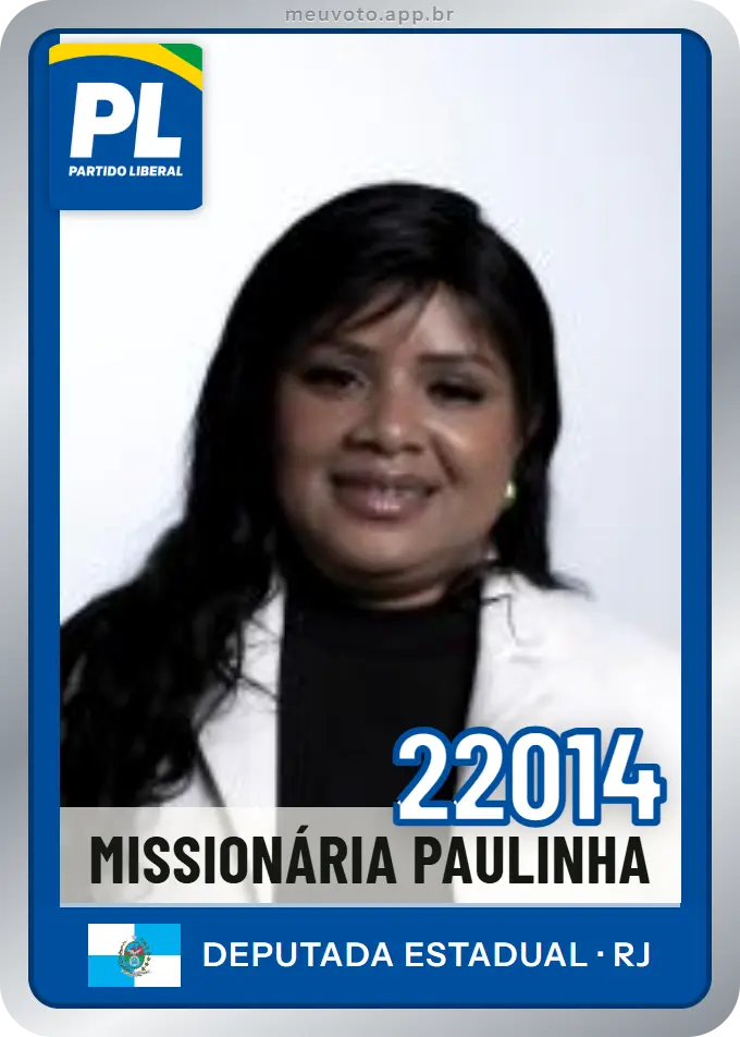 Carta de Missionária Paulinha, número 22014, PL