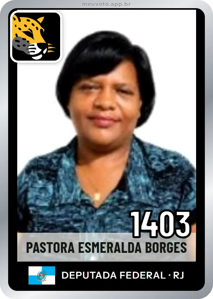 Carta de Pastora Esmeralda Borges, número 1403, Missão