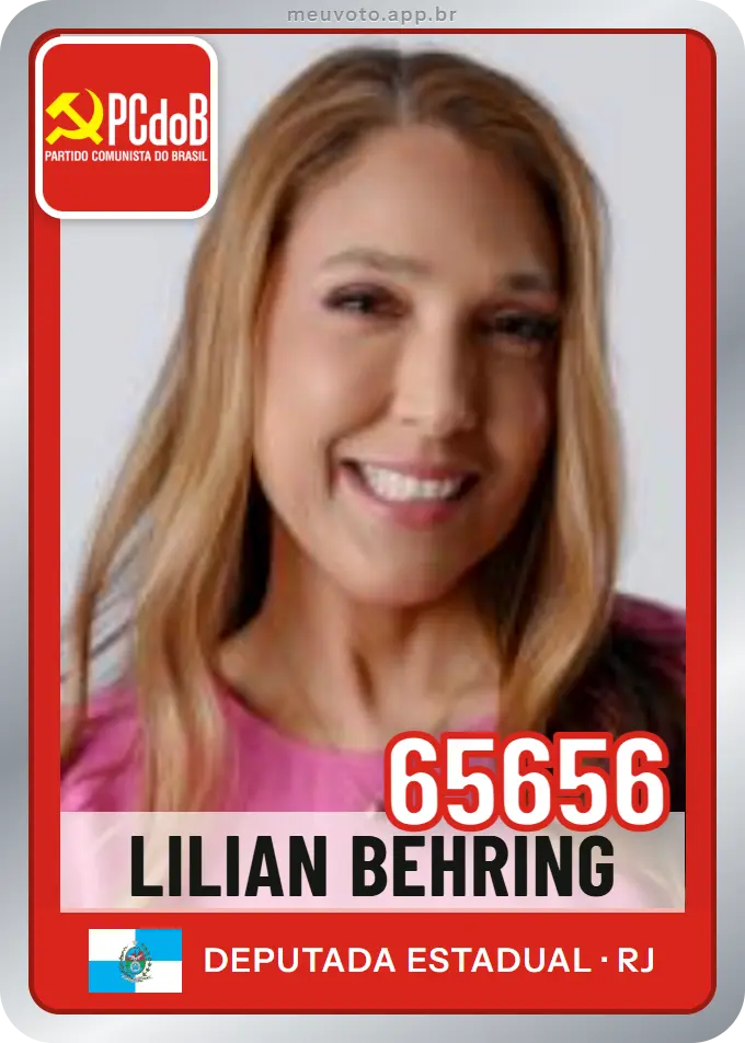 Carta de Lilian Behring, número 65656, PCdoB