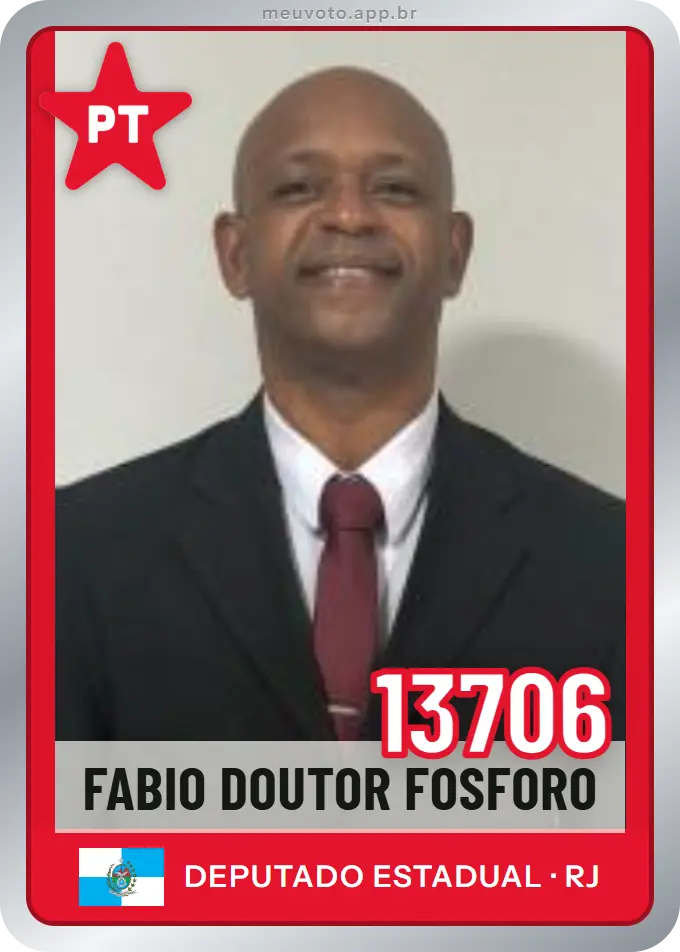 Carta de Fabio Doutor Fosforo, número 13706, PT