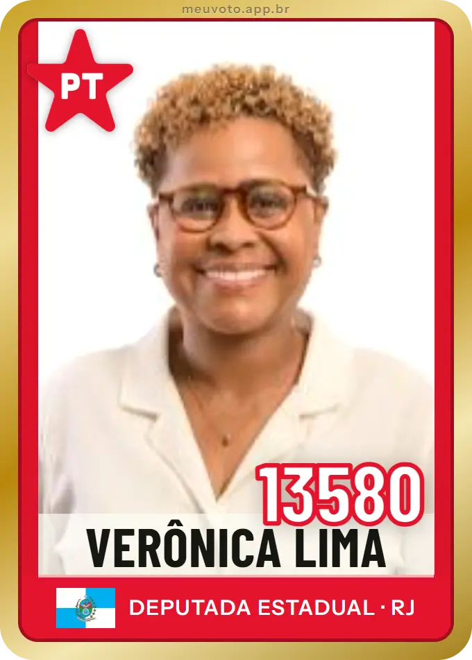 Carta de Verônica Lima, número 13580, PT