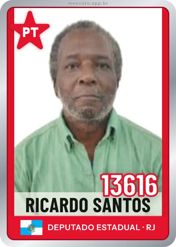 Carta de Ricardo Santos, número 13616, PT