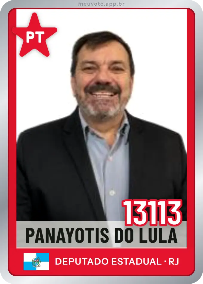 Carta de Panayotis do Lula, número 13113, PT