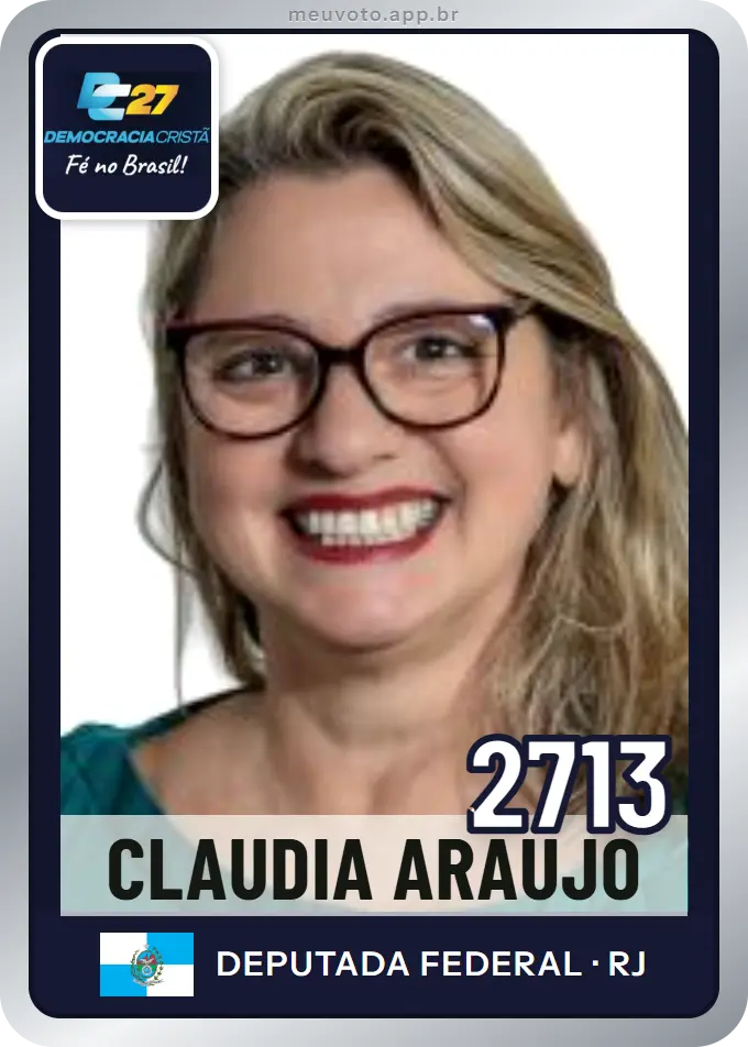 Carta de Claudia Araujo, número 2713, DC