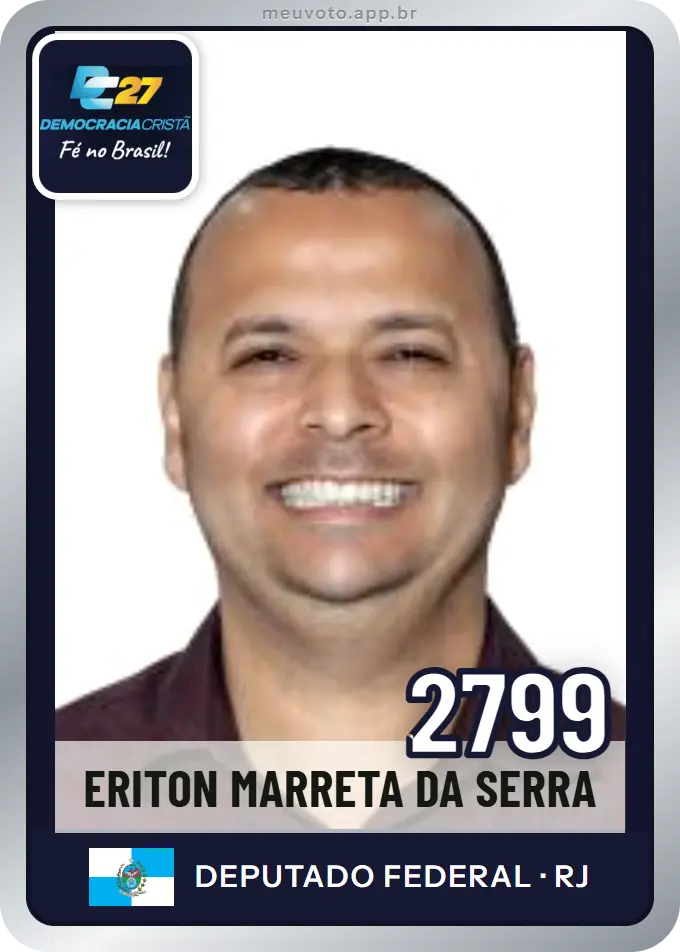 Carta de Eriton Marreta da Serra, número 2799, DC
