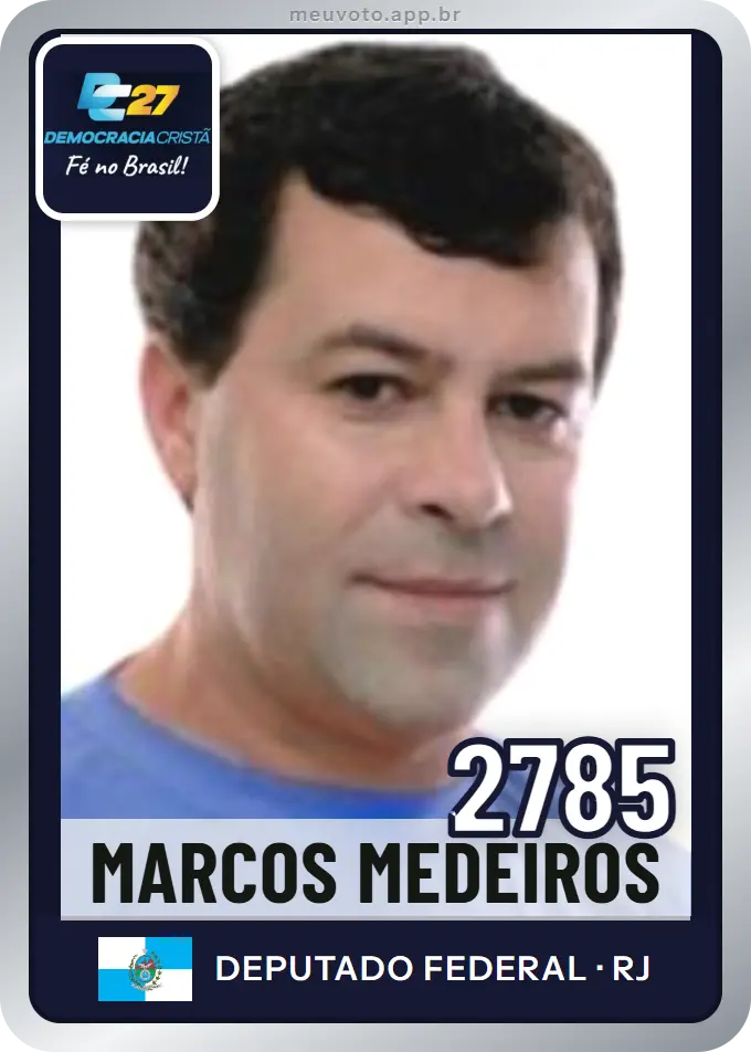 Carta de Marcos Medeiros, número 2785, DC