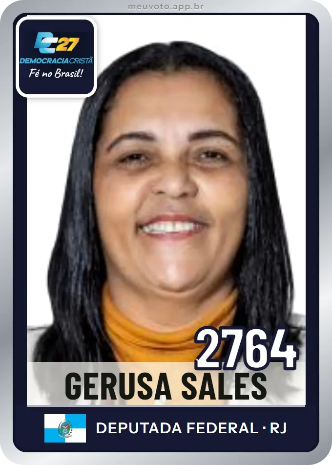 Carta de Gerusa Sales, número 2764, DC