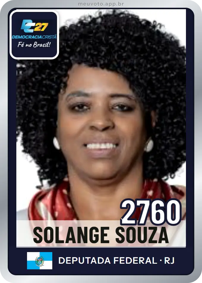 Carta de Solange Souza, número 2760, DC
