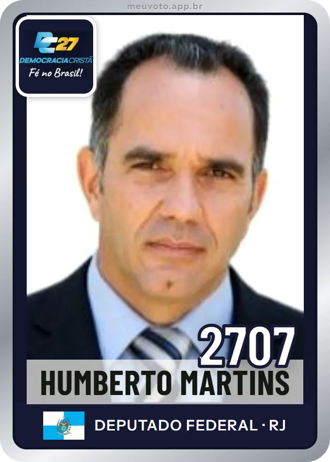Carta de Humberto Martins, número 2707, DC