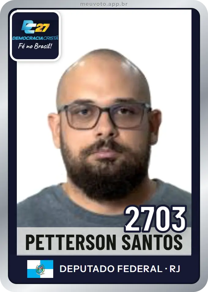 Carta de Petterson Santos, número 2703, DC