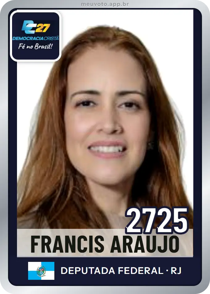 Carta de Francis Araujo, número 2725, DC