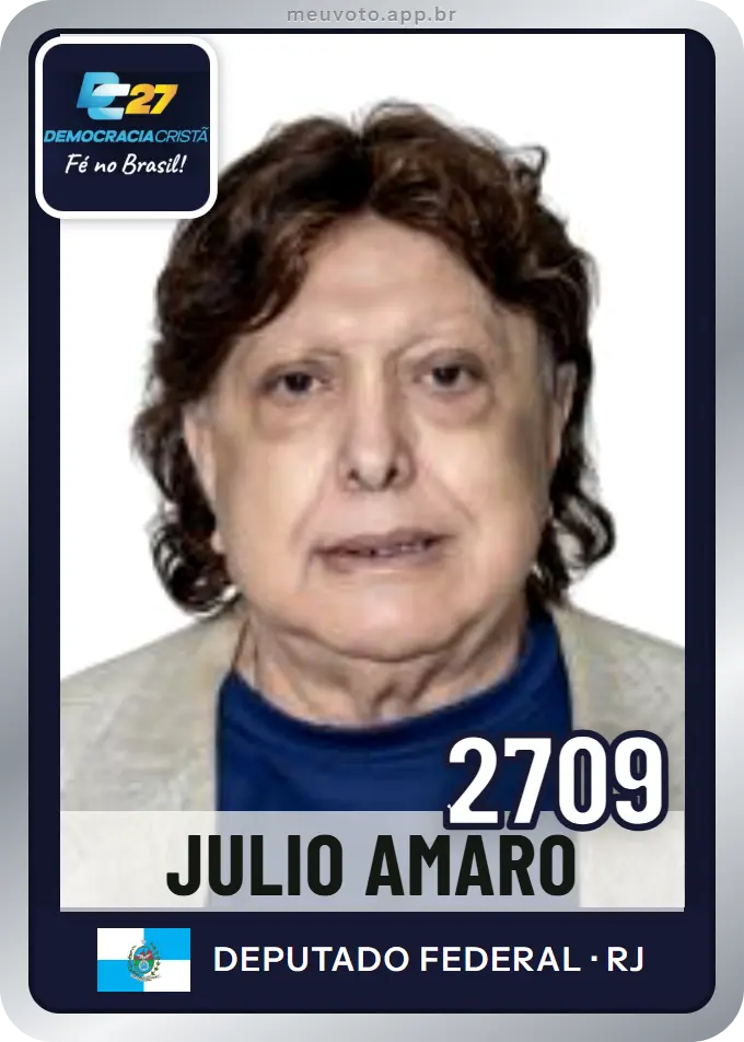 Carta de Julio Amaro, número 2709, DC