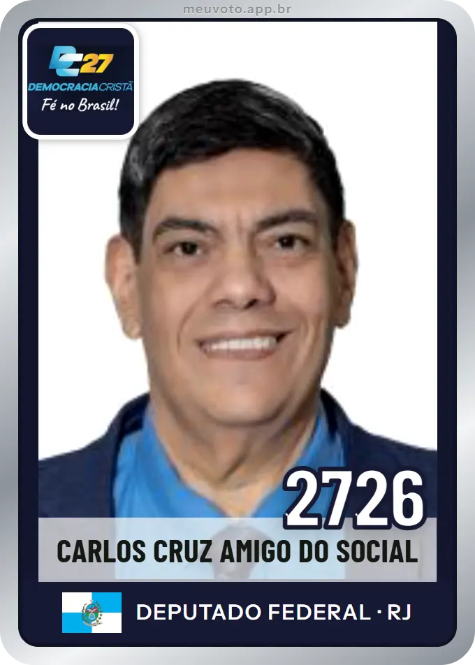 Carta de Carlos Cruz Amigo do Social, número 2726, DC