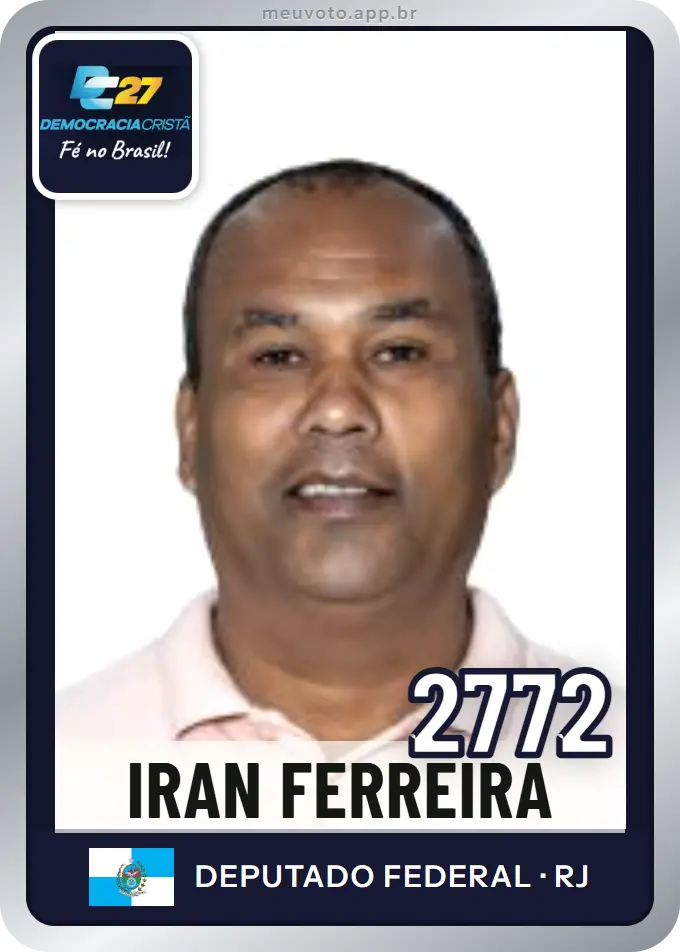 Carta de Iran Ferreira, número 2772, DC