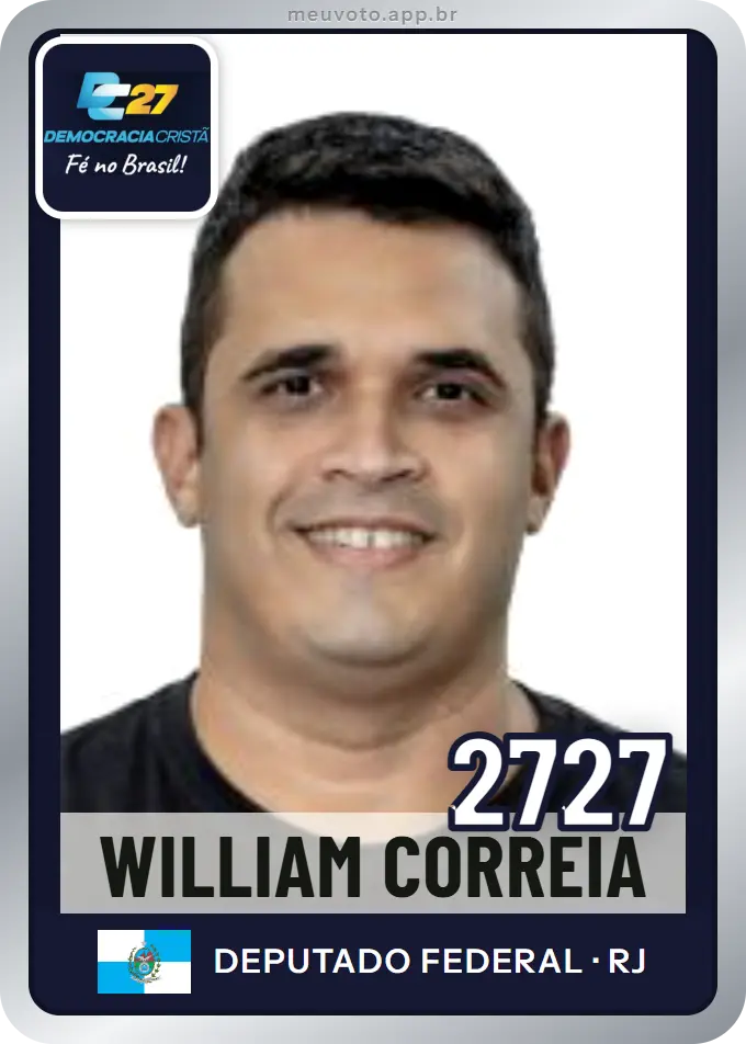 Carta de William Correia, número 2727, DC