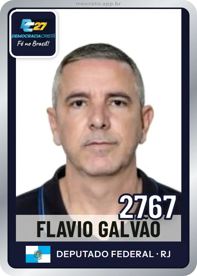 Carta de Flavio Galvão, número 2767, DC