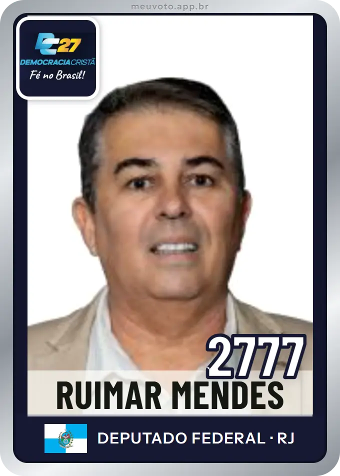 Carta de Ruimar Mendes, número 2777, DC