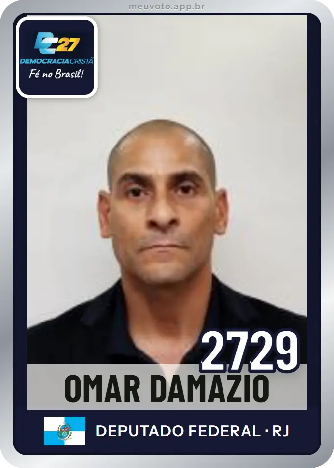 Carta de Omar Damazio, número 2729, DC