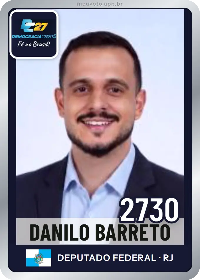 Carta de Danilo Barreto, número 2730, DC