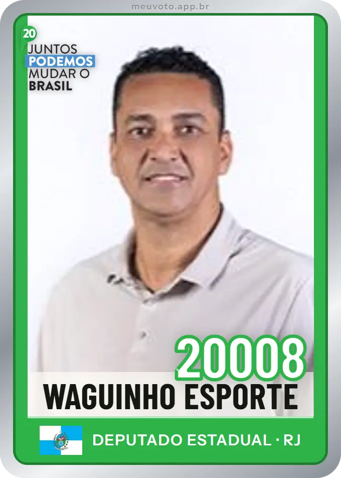 Carta de Waguinho Esporte, número 20008, Podemos