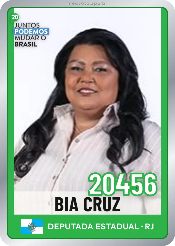 Carta de Bia Cruz, número 20456, Podemos