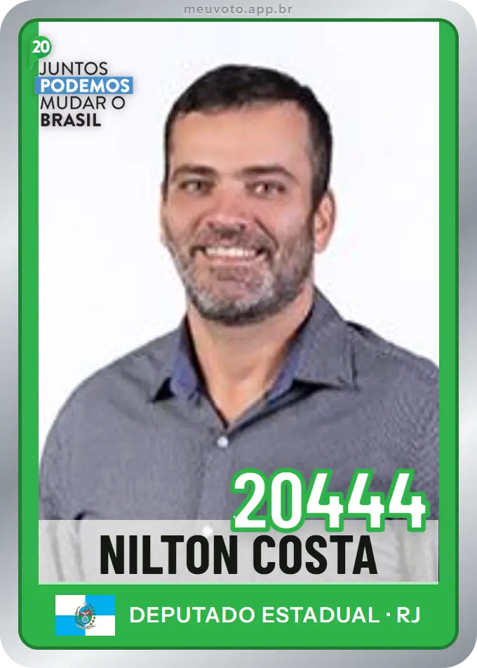 Carta de Nilton Costa, número 20444, Podemos