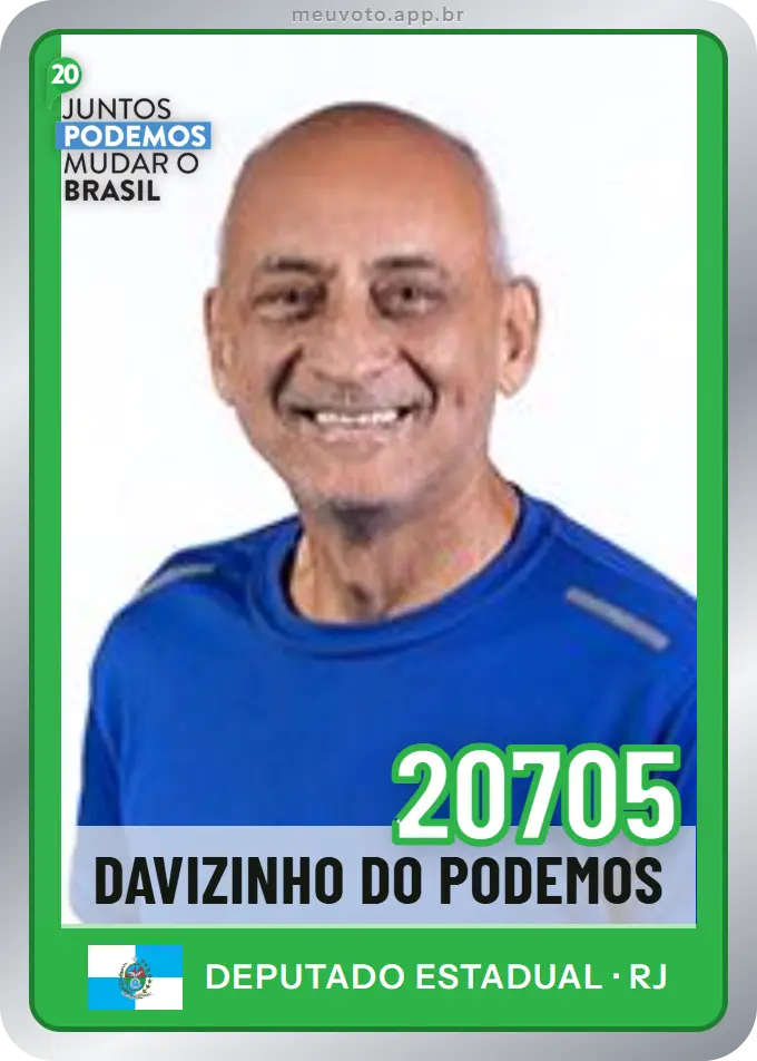Carta de Davizinho do Podemos, número 20705, Podemos