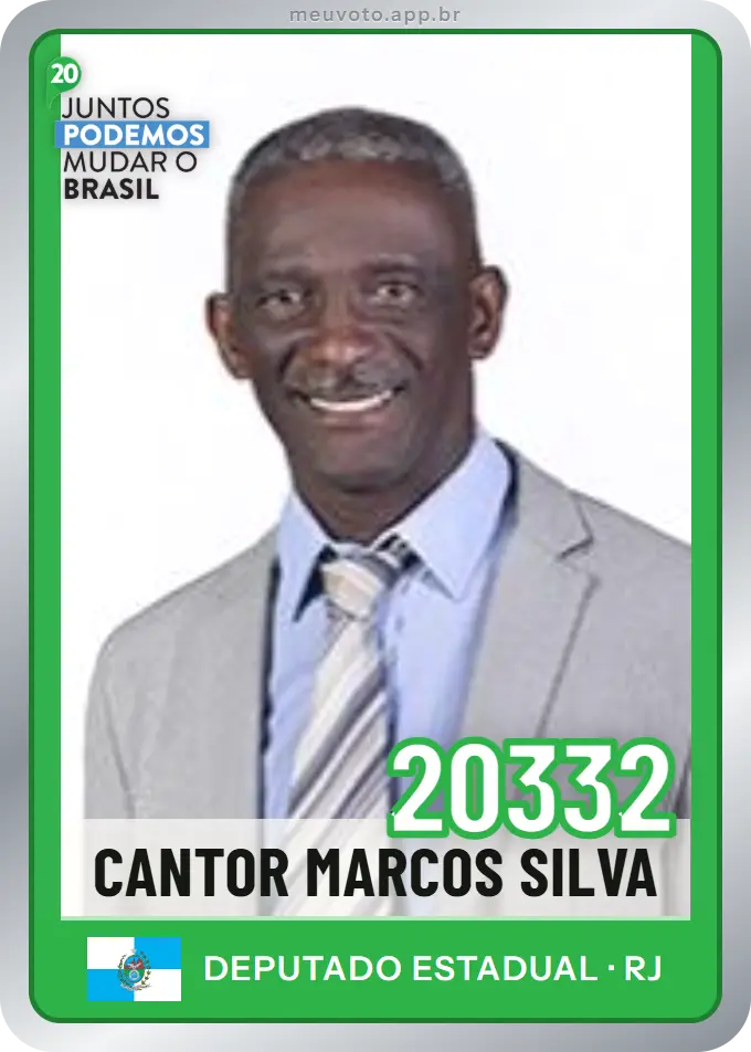Carta de Cantor Marcos Silva, número 20332, Podemos