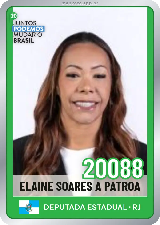 Carta de Elaine Soares A Patroa, número 20088, Podemos
