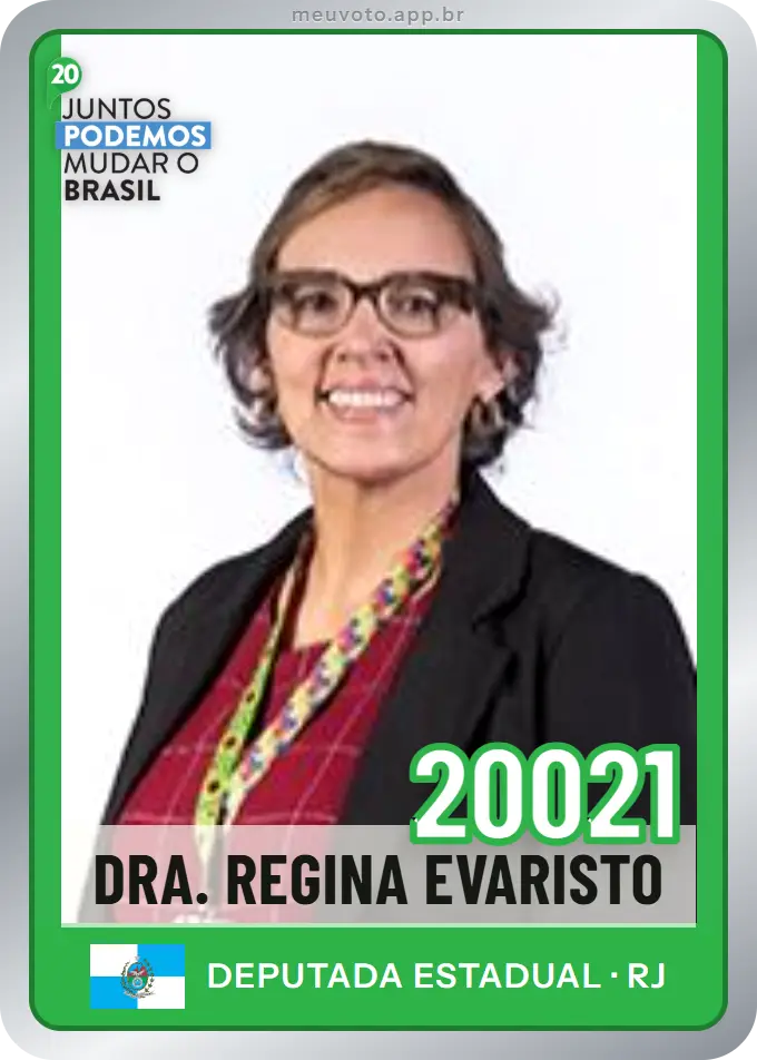 Carta de Dra. Regina Evaristo, número 20021, Podemos