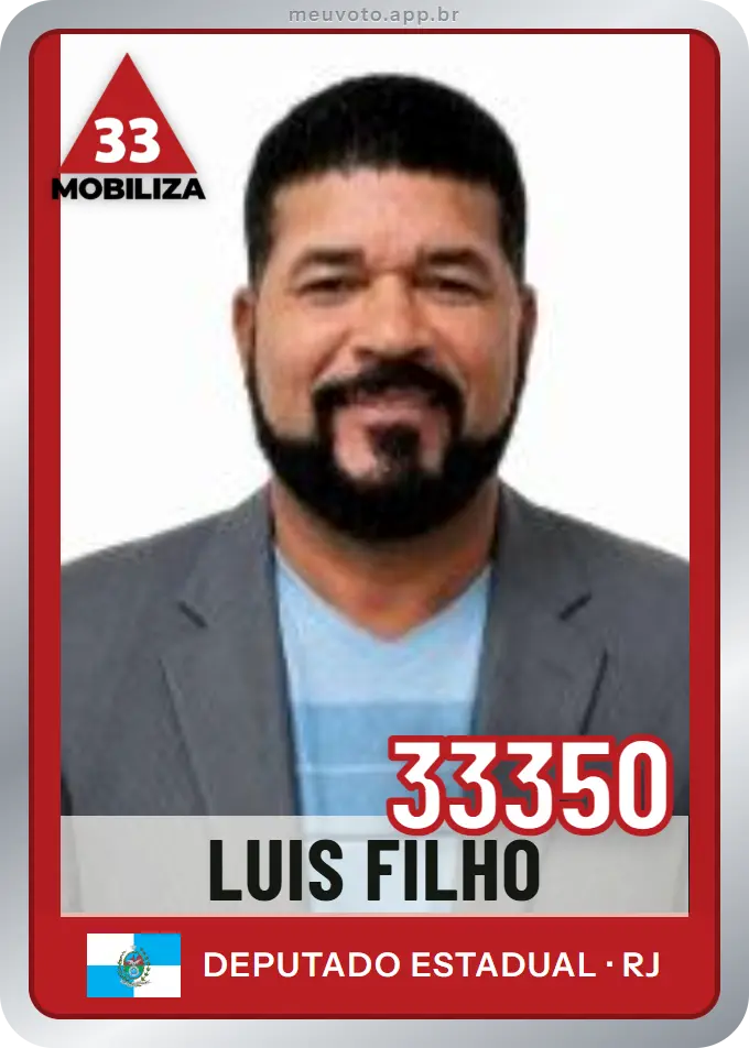 Carta de Luis Filho, número 33350, Mobiliza