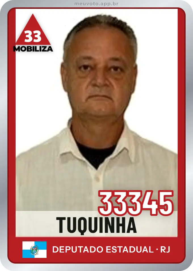 Carta de Tuquinha, número 33345, Mobiliza