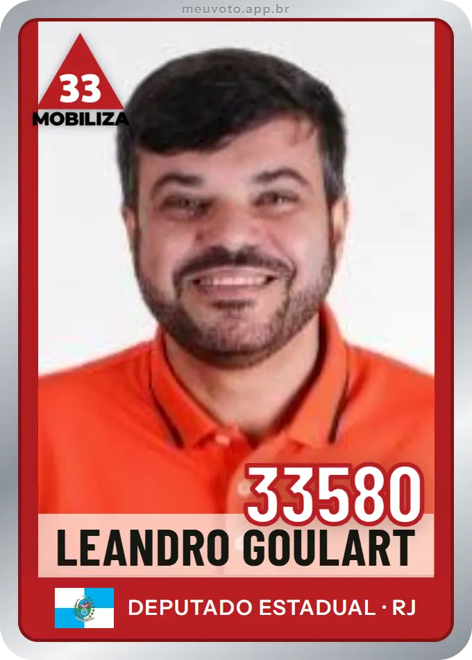 Carta de Leandro Goulart, número 33580, Mobiliza