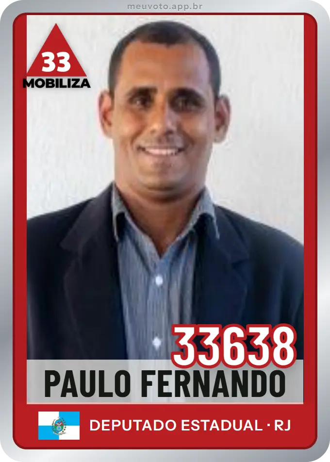 Carta de Paulo Fernando, número 33638, Mobiliza