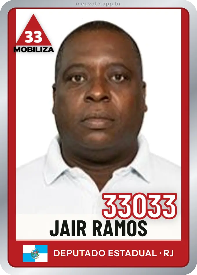 Carta de Jair Ramos, número 33033, Mobiliza