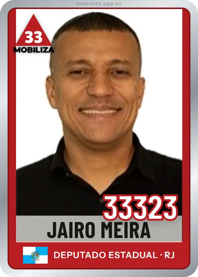 Carta de Jairo Meira, número 33323, Mobiliza