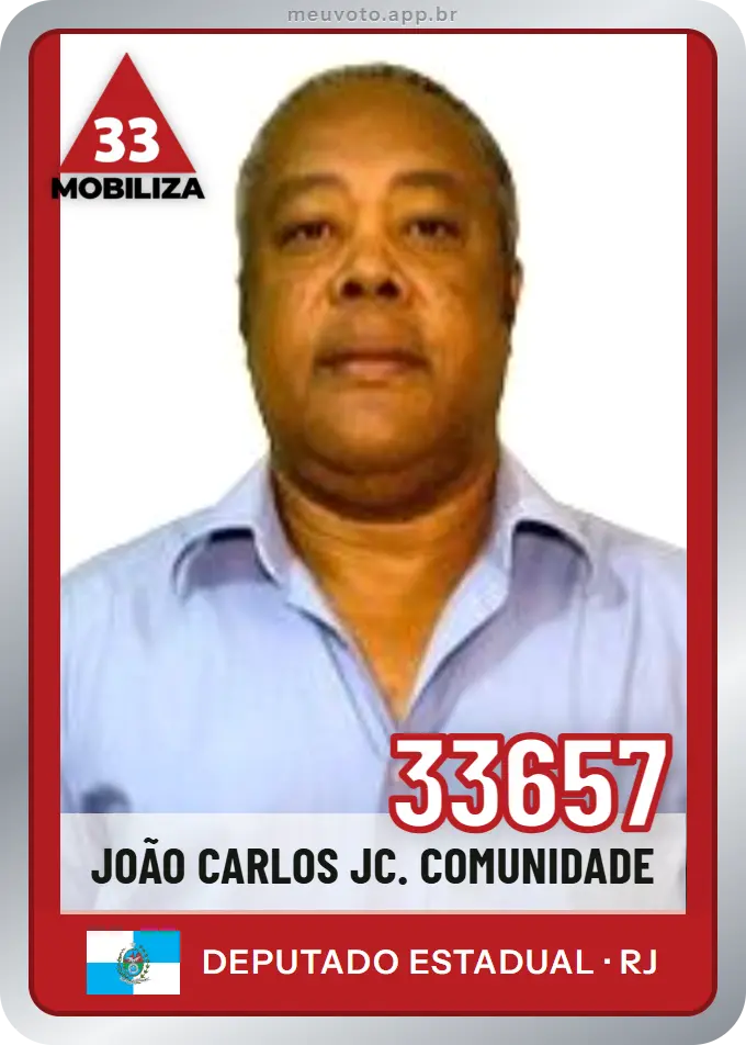 Carta de João Carlos Jc. Comunidade, número 33657, Mobiliza