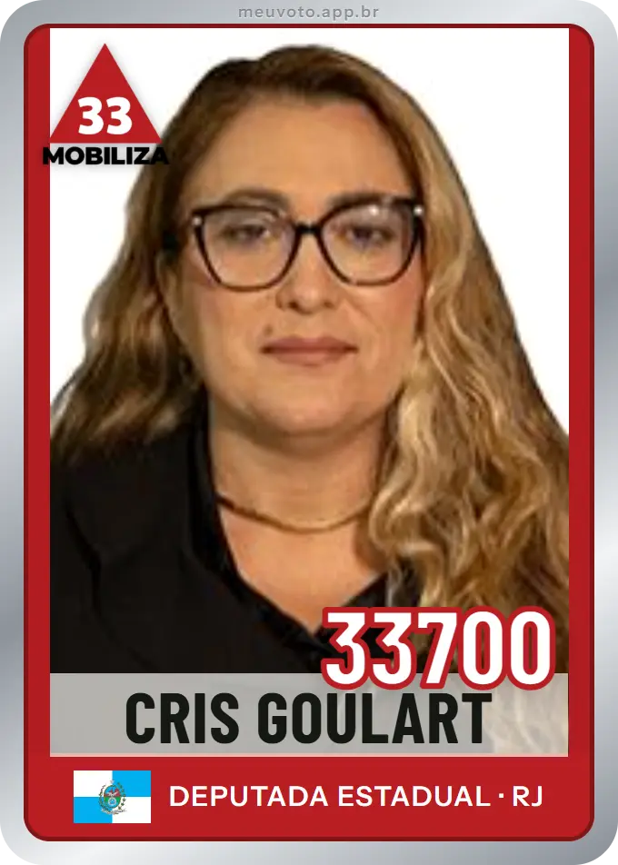 Carta de Cris Goulart, número 33700, Mobiliza