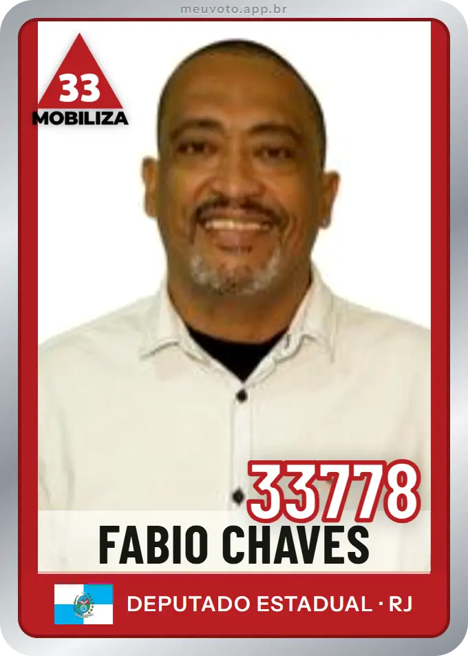 Carta de Fabio Chaves, número 33778, Mobiliza