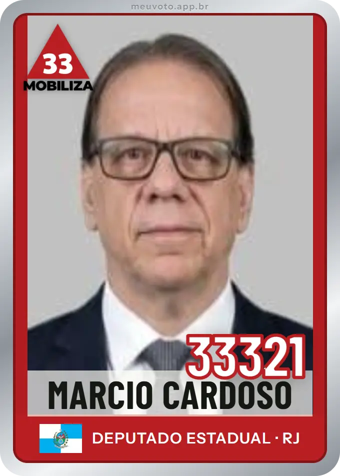 Carta de Marcio Cardoso, número 33321, Mobiliza