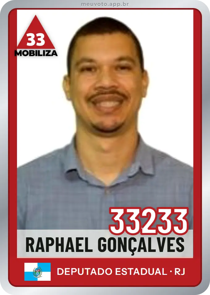 Carta de Raphael Gonçalves, número 33233, Mobiliza