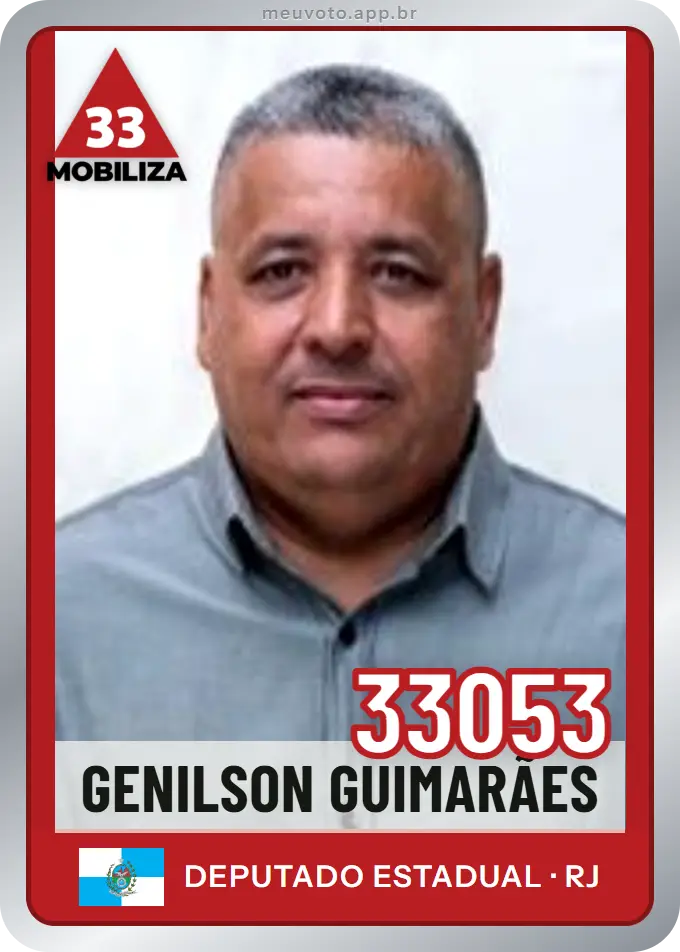 Carta de Genilson Guimarães, número 33053, Mobiliza