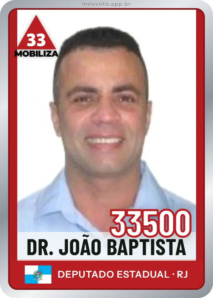 Carta de Dr. João Baptista, número 33500, Mobiliza