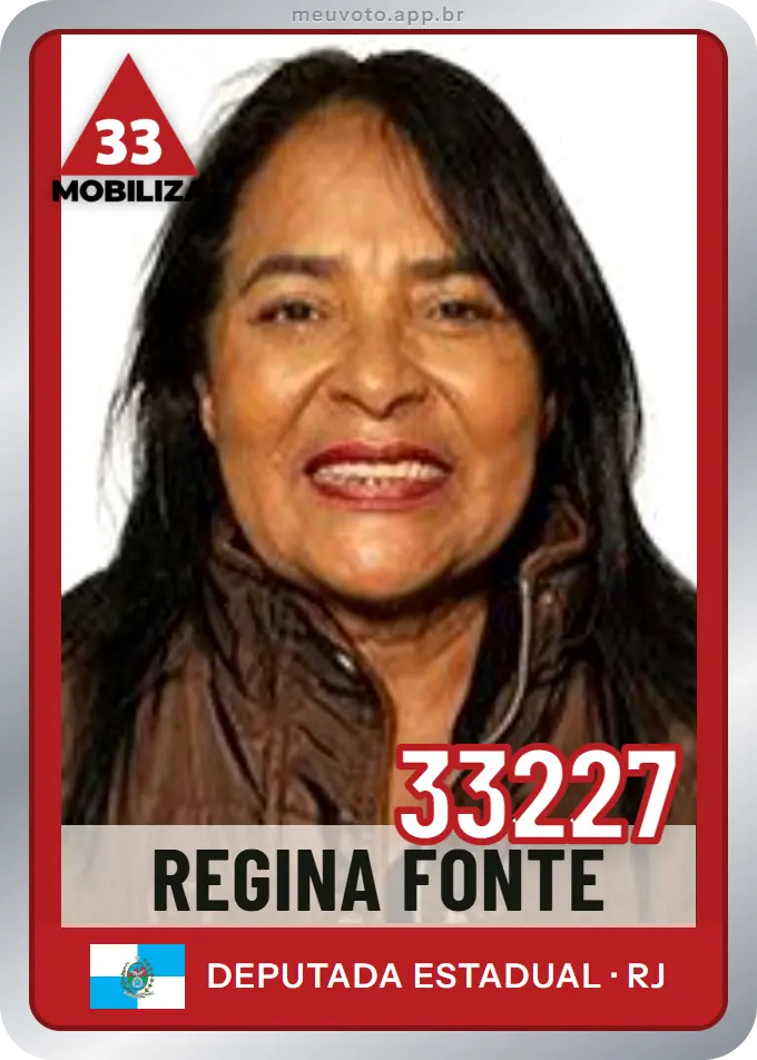 Carta de Regina Fonte, número 33227, Mobiliza