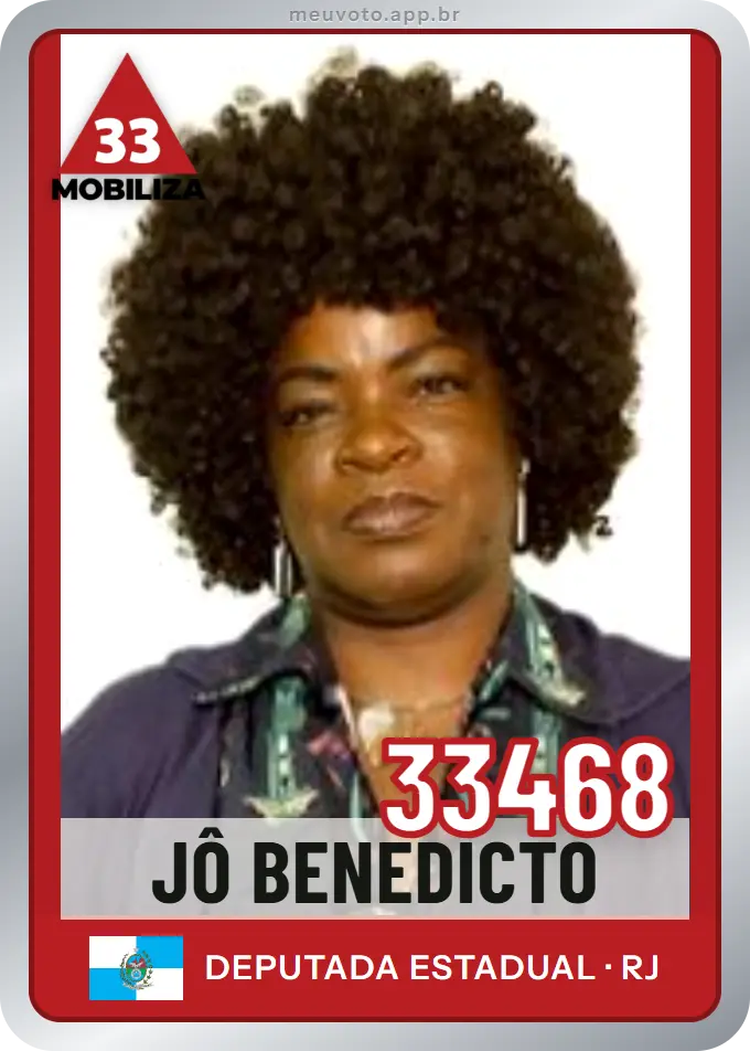 Carta de Jô Benedicto, número 33468, Mobiliza