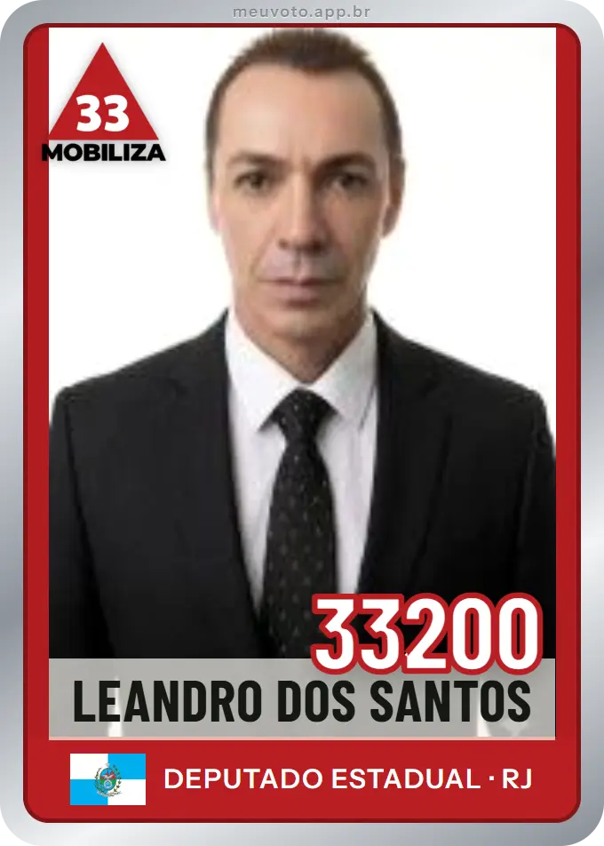 Carta de Leandro dos Santos, número 33200, Mobiliza