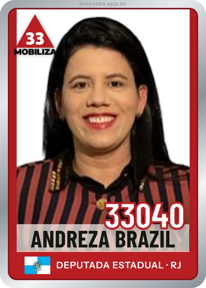 Carta de Andreza Brazil, número 33040, Mobiliza