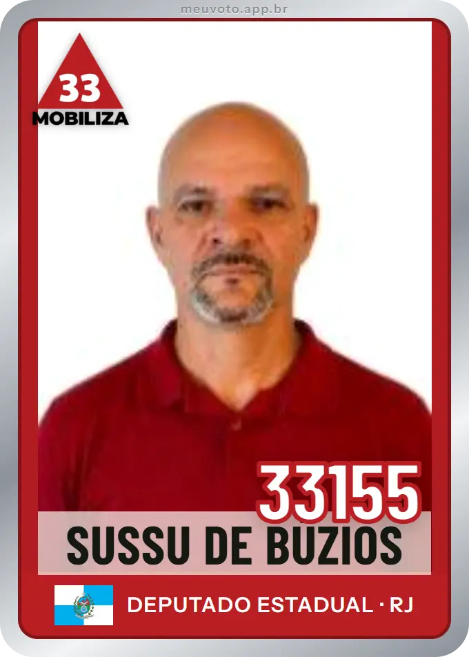 Carta de Sussu de Búzios, número 33155, Mobiliza