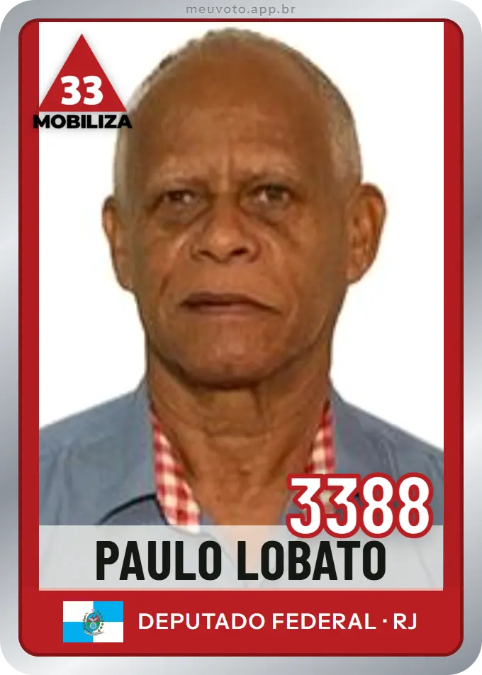 Carta de Paulo Lobato, número 3388, Mobiliza